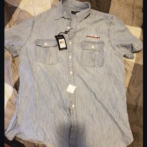 Ralph Lauren Polo CP93  Light Blue Men's Shirt